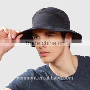 2015 Hunting Fishing Outdoor Cap Washed Cotton Bucket Hat With String photo-3