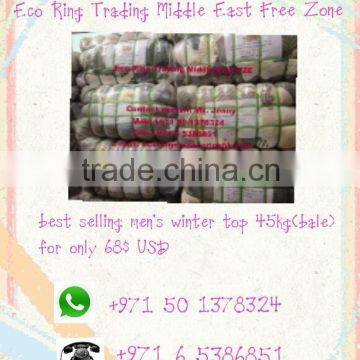 ASSORTED MEN'S WINTER TOP URGENT SALE 45KG BALE (68$USD)