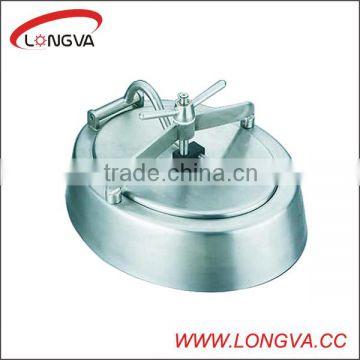 High quality sanitary stainelss steel elliptical manhole