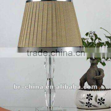 Simple crystal table lamp