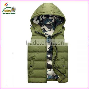 OEM duck down vest with pocket