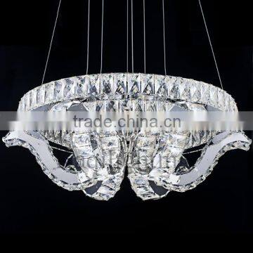 LED Modern Crystal 57W Ceiling Light Pendant Lamp Fixture Chandelier