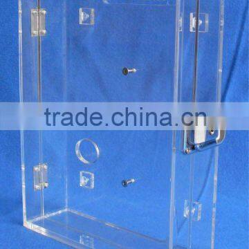 Exquisite transparent punch card machine box