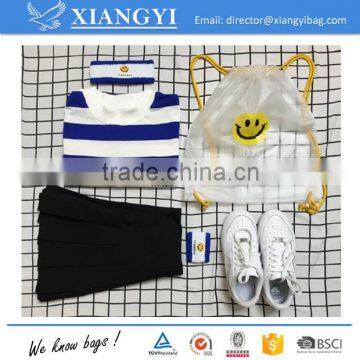 Customized Logo Printing Adorable EVA Warterproof Shopping Bag Drawstring Bag for Summer photo-4
