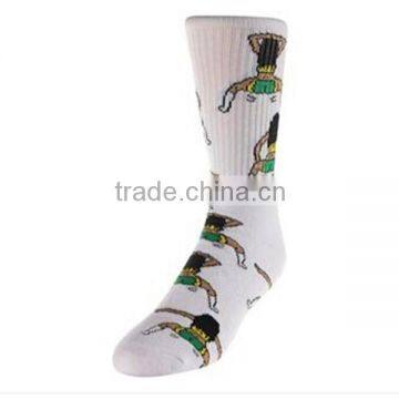 2014 new trendy custom design baby doll socks adult high quality men's socks