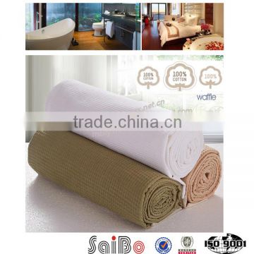 100% cotton high quality white soft Cotton Blanket