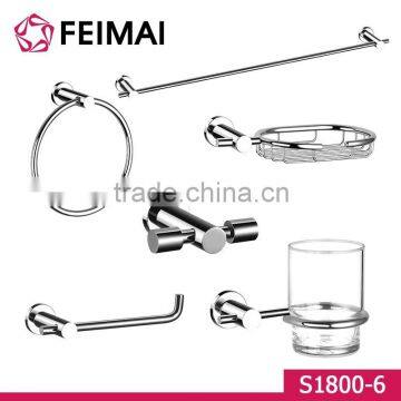 Hotel Bathroom Fittings Toilet Accessories Metal Brass Bath Hardware Sets