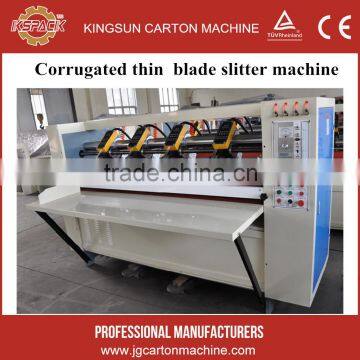 carton box making machine / corrugated thin blade slitter machine / paperboard slitter cutter machine