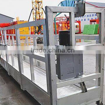 Aluminum suspended platform ZLP630 cradle to UAE