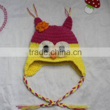 Owl crochet hat Baby Boy/Girl Crochet Owl Animal Beanie Hat cute baby crochet hat