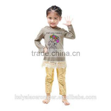 2016 fall boutique girl clothing, bulk wholesale kids clothing