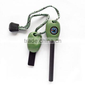 Large Emergency Magnesium Flint Fire Starter Rod Lighter Camping Survival