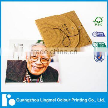 Quality Gold Stamping Softcover Book Printing with Jacket