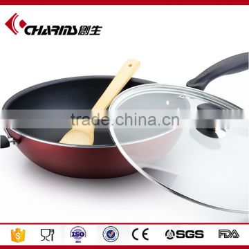 Charms cheap non stick stir fry pan with lid images