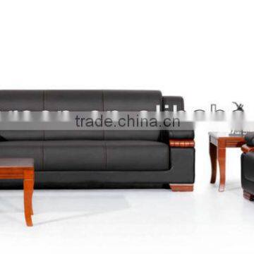 Single sofa with solid wood and leather sofa luxury furniture new designs 2016 (China supplier)