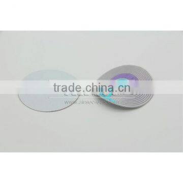 40mm round barcoded RF security labels EAS 8.2mhz r40 anti-lost soft label