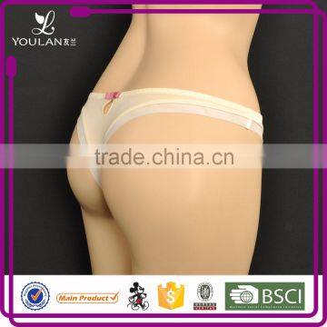 High Quality Fashionable Unti-Static Hipster Romantic Sexy Young Girls Underwear Panties Model