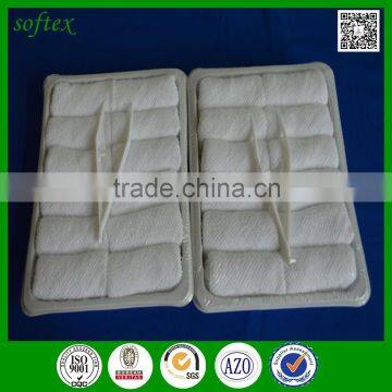 China Factory Supplied disposable white hot towel airplane