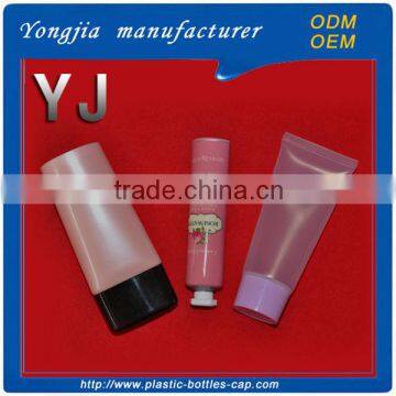 Soft plastic cosmetic packing tube container PE foot and hand cream tube