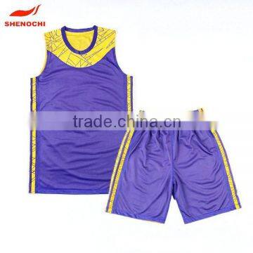 Dongguan manufacturer wholesale breathable dry fit basketball jersey