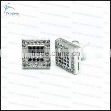 Fashion micro pave earring stud