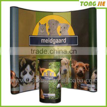 Custom Aluminum Fabric Trade Show Exhibition Pop up Display