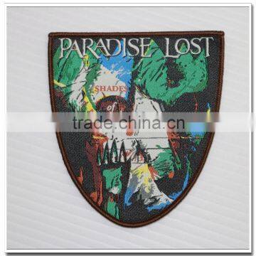 2016 Hot Sell Custom Colorful Woven Patches for Jackets/sweater