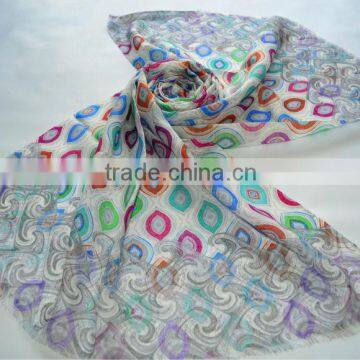 Digital Print Linen Scarf