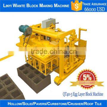 QT40-3 widely used Light weight block making machine