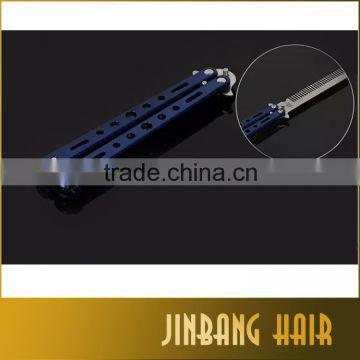 Stainless butterfly comb for training Practice Balisong Butterfly Comb Knifes Trainer