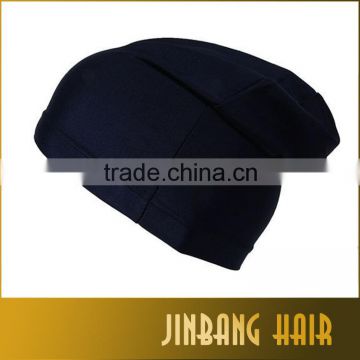 2016 Hot Selling Stretch Spandex Dome Cap Net Dome Cap black color Wig Cap