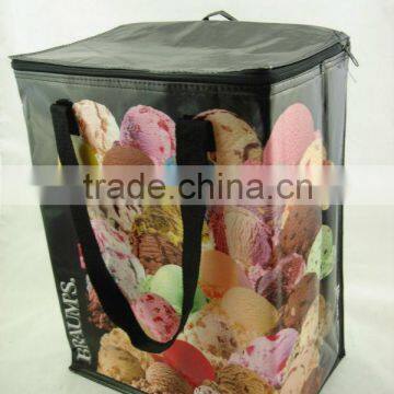 PP Non Woven Recreational High Quality Insulated Cooler Bag With Printing Opp Film Laminated photo-2