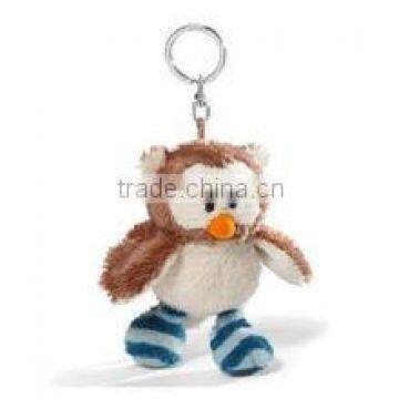 soft small owl keychain toy promotional toy