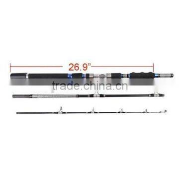 3-Piece Spinning Rod Heavy Spinning Fishing Rod Portable Fishing Rod Graphite Spin Rod photo-2