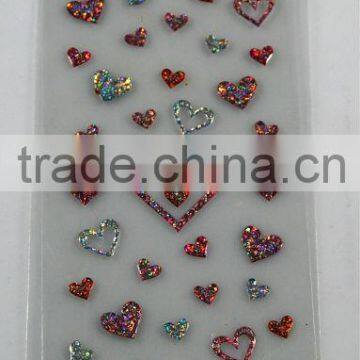 round clear epoxy sticker