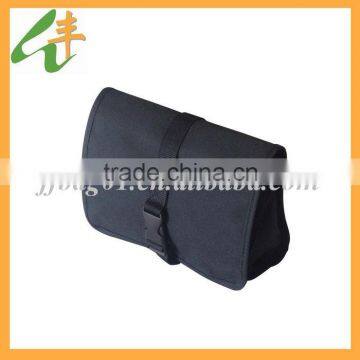 2014 newest black folding polyester camping toiletry bag