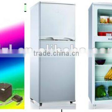 230L solar fridge DC refrigerator dc compressor DC12V/24V DC Solar Refrigerator with 2 doors BCD-230