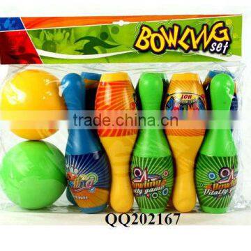 Lovely plastic bowling set toy