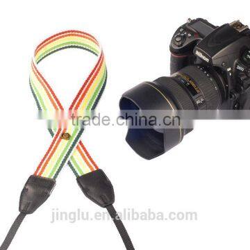 Universal Colourful Ribbon Pattern D-SLR Camera Strap Shoulder Neck Strap Grip LO-08