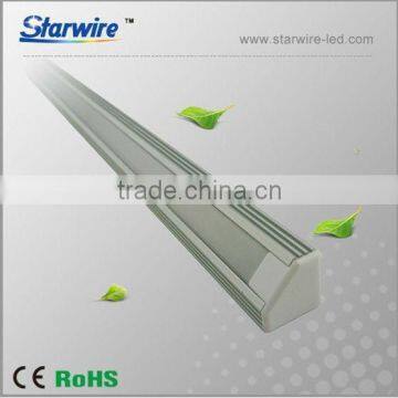 Extruded aluminium v shape profile for led strip 5050 5630 3014 7020 2835 3528 are Available