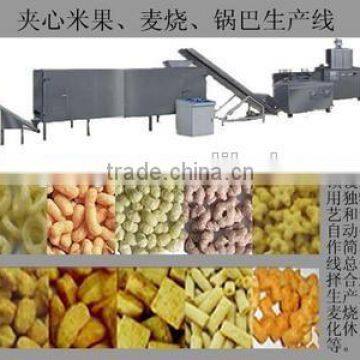 core filler extruded snack food production line