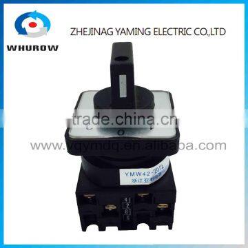 Changeover rotary cam universal switch LW42 LW40 Series 20A 2 poles panel installation electrical high voltage control machine