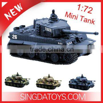 New Arriving ! 1:72 Mini German Tiger-I Rc Tank With Sound