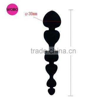 Silicone anal beeds sex toys F011
