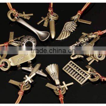 Hot Sale 2016 Fashion Bullet Mens Titanium Necklace Cord Wholesale photo-5