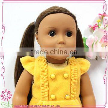 Fashion Girls Toys Pretty Vinyl Girl Doll Baby Vinyl Plastic Doll photo-6