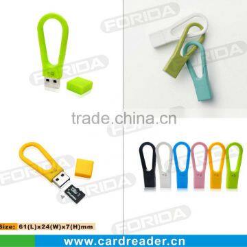 colorful promotional gifts card reader micro sd