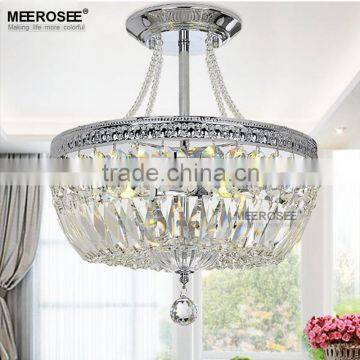 Modern Crystal Ceiling Lamp Semi Flush Crystal Ceiling Lighting Fixture MD83012 L5