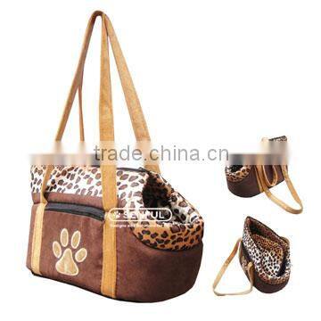 2014 New Leopard Print Pet Dog Carrier