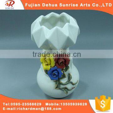 Conical rod porcelain vase home decoration furnishing articles